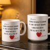 To My Wonderful Grandparents, Love Knows No Distance - Personalized Custom Coffee Mug - CPL1005_MG