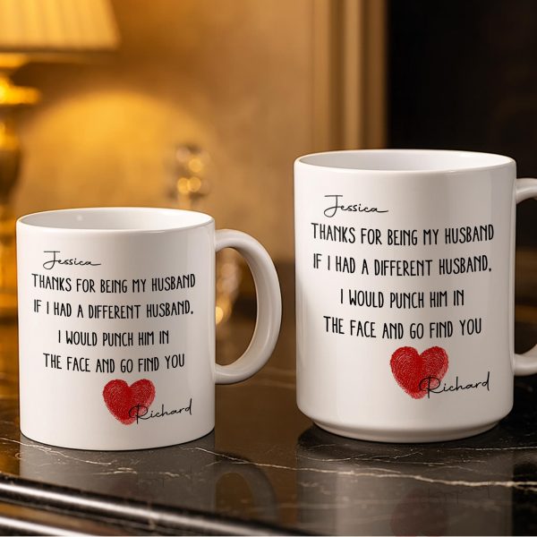 To My Wonderful Grandparents, Love Knows No Distance - Personalized Custom Coffee Mug - CPL1005_MG