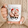 To My Wonderful Wife Merry Christmas With All My Love Santa And Elf - Personalized Custom Coffee Mug - CPL863_MG