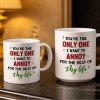 To My Wonderful Wife Merry Christmas With All My Love Santa And Elf - Personalized Custom Coffee Mug - CPL863_MG