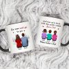 To Our Bonus Dad Funny Gift Personalized Mug, Gift For Bonus Dad