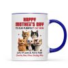 To Our Perfect Cat Mom Adorable Cartoon Cats Personalized Mug, Unique Gifts For Cat Moms
