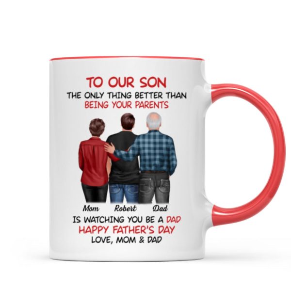 To Our Son From Parents Personalized Mug, Gift For Son