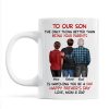 To Our Son From Parents Personalized Mug, Gift For Son