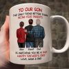 To Our Son From Parents Personalized Mug, Gift For Son