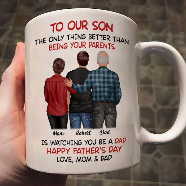 To Our Son From Parents Personalized Mug, Gift For Son