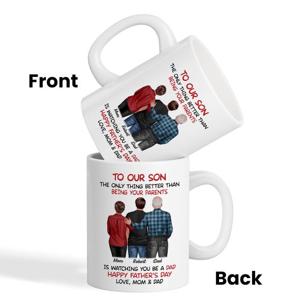 To Our Son From Parents Personalized Mug, Gift For Son