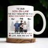 To Our Son-In-Law, The Only Thing Better Than Being Your Parent-In-Law, Family and Cityscape - Personalized Custom Coffee Mug - SON042_MG