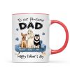 To Pawsome Dog Dad Happy Father's Day Personalized Mug