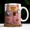 To The Best Barista, Coffee Accessories Design - Personalized Custom Coffee Mug - JBS007_MG