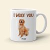 To The Best Dog Dad Custom Photo Personalized Coffee Mug