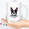 To The Best Dog Dad Personalized Custom Dog Dad Mug C357