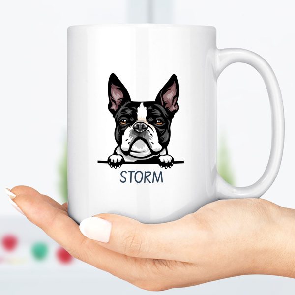 To The Best Dog Dad Personalized Custom Dog Dad Mug C357