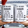 To The Best Husband By Par Love and Golf - Personalized Custom Coffee Mug - HSB039_MG