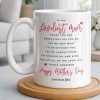 To The Loveliest Mum With Hearts - Personalized Custom Coffee Mug - MOM154_MG