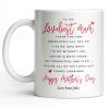 To The Loveliest Mum With Hearts - Personalized Custom Coffee Mug - MOM154_MG