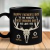 To The World's Best Bucking Dad - Gift For Dad - Personalized Black Mug