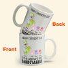 To The World's Best Daddysaurus - Personalized Mug - Father's Day, Birthday, Funny Gift For Dad, Father, Husband - Gift From Wife, Son, Daughter