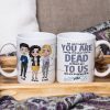 To Us You Are Irreplaceable- Gift For Coworker-Personalized Coffee Mug- Funny Leaving Coworker Mug