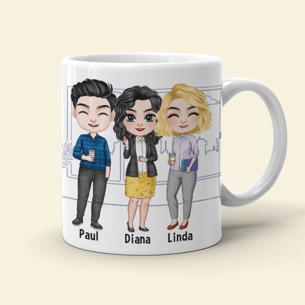 To Us You Are Irreplaceable- Gift For Coworker-Personalized Coffee Mug- Funny Leaving Coworker Mug