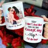 Today I Don't Feel Like Doing Anything, Personalized Mug, Naughty Gift For Couple