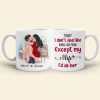 Today I Don't Feel Like Doing Anything, Personalized Mug, Naughty Gift For Couple