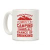 Today's Forecast Mostly Camping With A Chance Of Drinking Mug Coffee Mug
