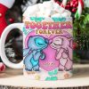 Together Forever, Couple Gift, Personalized Coffee Mug, Cartoon Couple Mug 03NATI271023