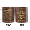 Together Forever, Holding Hands and Hearts Mug - Personalized Custom Coffee Mug - CPL150_MG