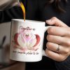 Together Is Our Favorite Place To Be, Swans and Hearts - Personalized Custom Coffee Mug - CPL411_MG