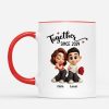 Together Since Ceramic Mug, Personalized Couple Keepsake For Morning Coffee, Sweet Unique Gift For Couples