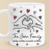 Together We Make One Beautiful Family - Family Personalized Custom 3D Inflated Effect Printed Mug - Gift For Family Members