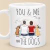 Together With Our Pups - Couple Personalized Custom Mug - Gift For Husband Wife, Anniversary, Pet Owners, Pet Lovers