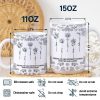 Toile De Jouy Birth Flower Grow An Old Friend - Personalized White Edge-to-Edge Mug