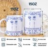 Toile De Jouy Birth Flower Sisters From The Same Garden - Personalized White Edge-to-Edge Mug