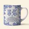 Toile de Jouy Faith & Love Mug Personalized Gifts For Couple 01HYDT061025