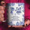Toile de Jouy Faith & Love Mug Personalized Gifts For Couple 01HYDT061025