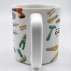 Tools and Fist Bump Design, A Heartfelt Gift - Personalized Custom Coffee Mug - DAD128_MG