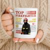 Top Firefighter The Fight For Our Service Fire Legend - Personalized Custom Coffee Mug - FIF049_MG