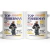 Top Fisherman, Catch Of A Lifetime, Insights From An Experienced Angler - Personalized Custom Coffee Mug - FISH020_MG
