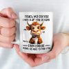 Touch My Coffee I Will Slap You So Hard - Friend Personalized Custom Mug - Christmas Gift For Best Friends, Sisters, Family Members, Coworkers