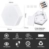 Touch Sensor Rgb Led Hexagon Lamp