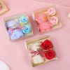 Towel Bear Soap Flower Gift Box for Valentine's Day, Wedding, Mother's Day, and Birthday