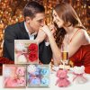 Towel Bear Soap Flower Gift Box for Valentine's Day, Wedding, Mother's Day, and Birthday