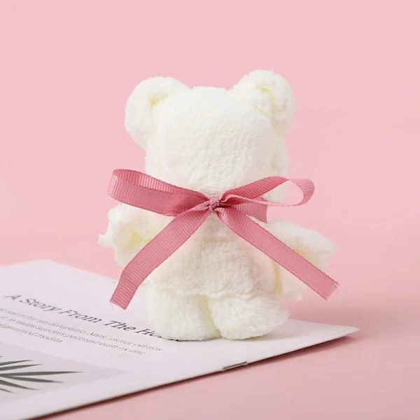 Towel Bear Soap Flower Gift Box for Valentine's Day, Wedding, Mother's Day, and Birthday