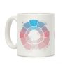 Trans Pride Color Wheel Coffee Mug