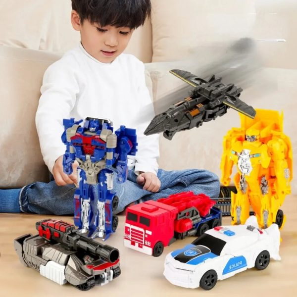 Transformation Robot One Step Deformation Car Action Figure
