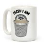 Trash I Am Raccoon Baby Yoda Parody Coffee Mug