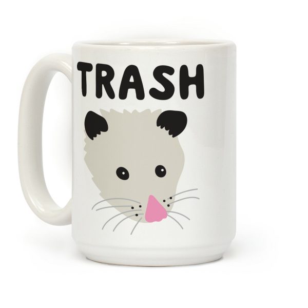Trash Mates Opossum Raccoon Coffee Mug