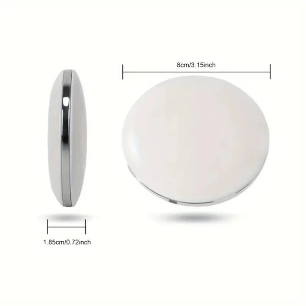 Travel-Friendly Led Makeup Mirror, 1X/10X Magnification, Compact & Usb Rechargeable